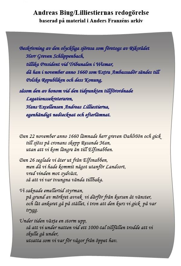 Biuggs f�rlisningsrapport sid.1