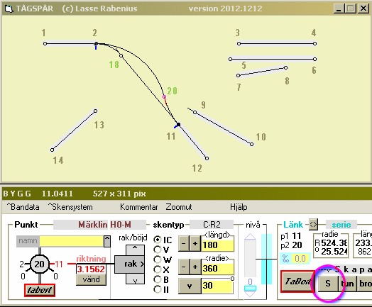 l�nkade: 2-(18)-11 och 2-(20)-11