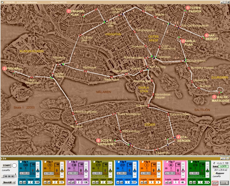 Stockholms Sp�rv�gar 1965