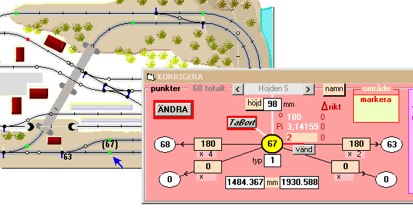 Korrigerings-panelen